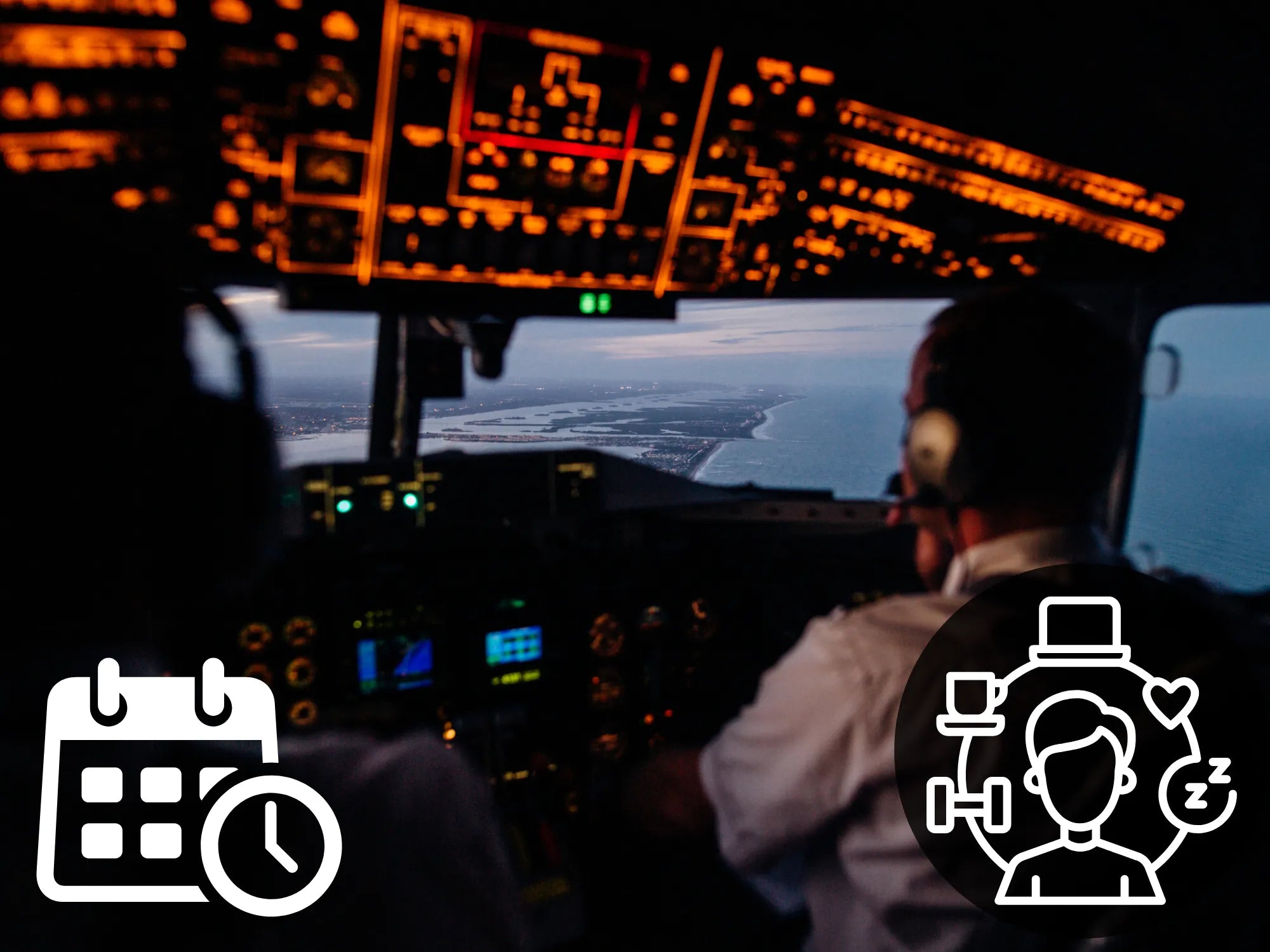 Daily life of an airline pilot